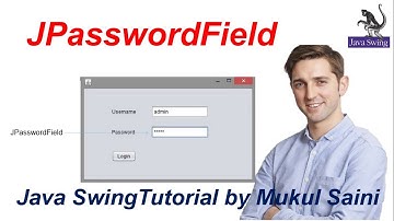 #4 Java Swing Tutorial | JPasswordField in Java Swing