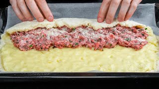 Trick How to transform this roulade into small snacks of meat with potatoes