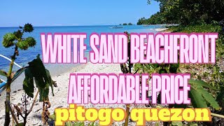 V#102: whitesand beachlot for sale affordable price 150per sqm pitogo quezon