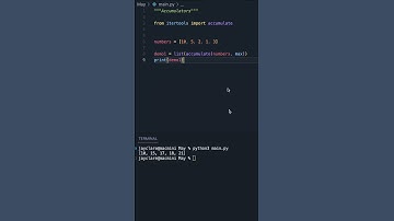 Python 3 | The Quirky Accumulate Function from Itertools #coding #programming