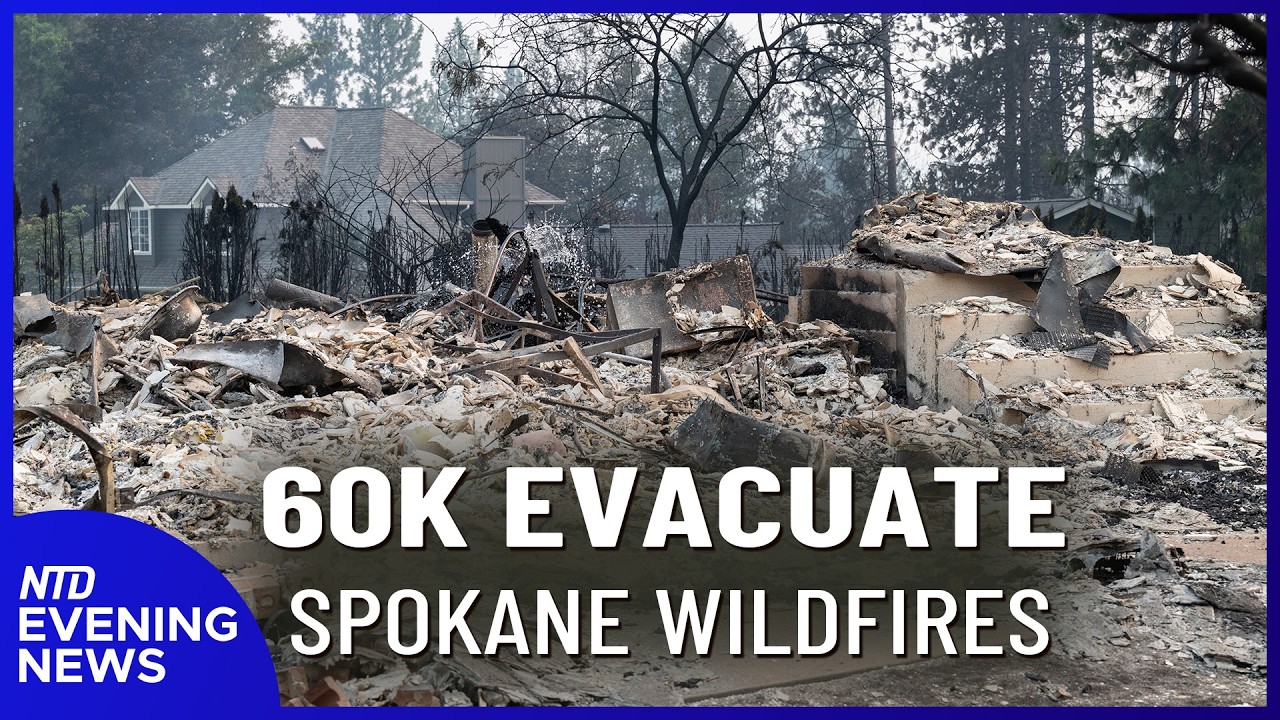 60k Flee Wildfires; Trump Gives Iran “Last Chance Before Decapitation” | NTD Evening News (August 3)