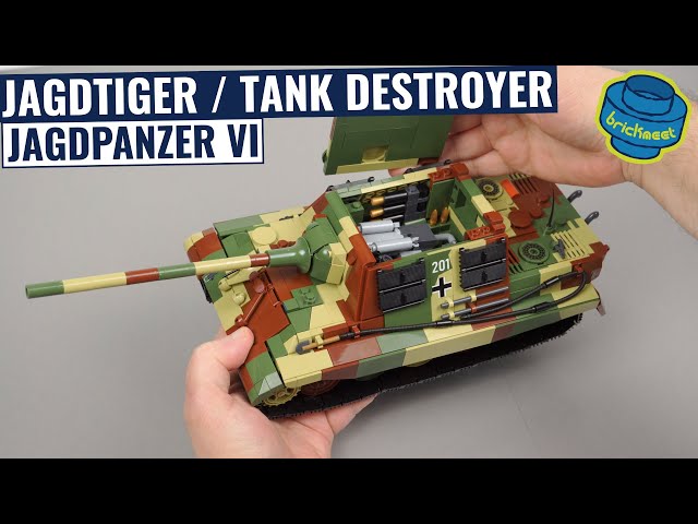 Jagdtiger / Tank Hunter - Jagdpanzer VI With Full Interior - COBI 2580 (Speed Build Review) class=