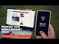 How To Increase Wifi Signal Strength | Increase Mobile Internet Speed 2023 [Get fast internet speed]