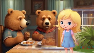 Goldilocks and the Three Bears fairy tale story, bedtime story