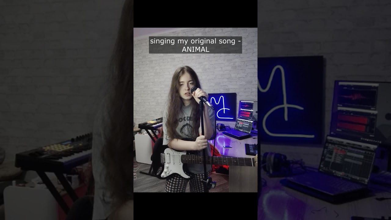 Singing my original song - ANIMAL 