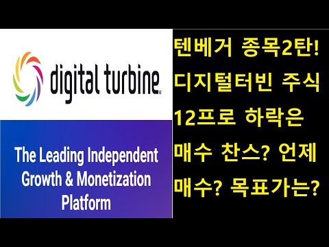 apps 주가 Update New 텐베거 종목 2탄! 디지털터빈 주식 12프로 하락에 매수 찬스? 매수는 언제? 디지털터빈 목표가는? APPS 주식 (Feat. 텐베거 종목 1탄 SoFi 소파이 주식)