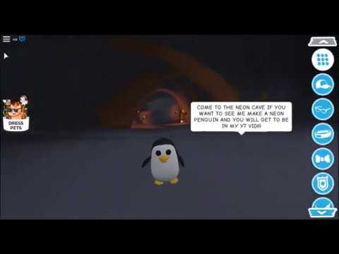 Making A Neon Penguin In Adopt Me Roblox Youtube - roblox adopt me making a neon penguin