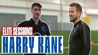 "Top Bins, I Like That!" | Kieran Brown's Shooting Lesson with Harry Kane | England Elite Sessions