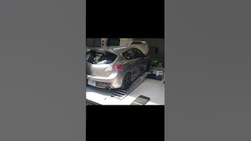 Saturday Vibes! Dynoing a Mazdaspeed is always better with a few extra mods. #mazdaspeed3 #corksport