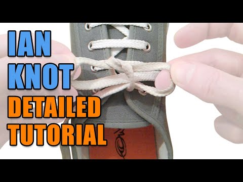 Ian Knot detailed tutorial - Professor Shoelace