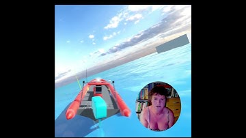 I made this Power Boat Simulation Prototype in Godot 4.4 #devlog  #gamedev  #godot4 #godotengine