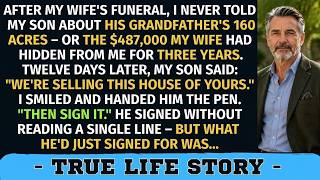 After My Wife's Funeral, I Never Told My Son About the $487,000 She Hid From Me for Three Years....