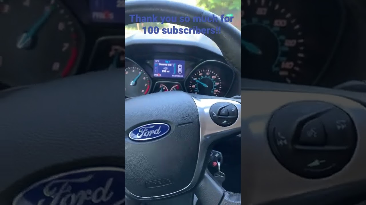 2014 Ford Focus 0-60 (100 subscriber special)