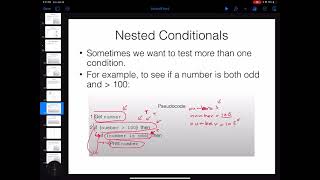 COMP125 - Principles of Computing - Nested Conditions