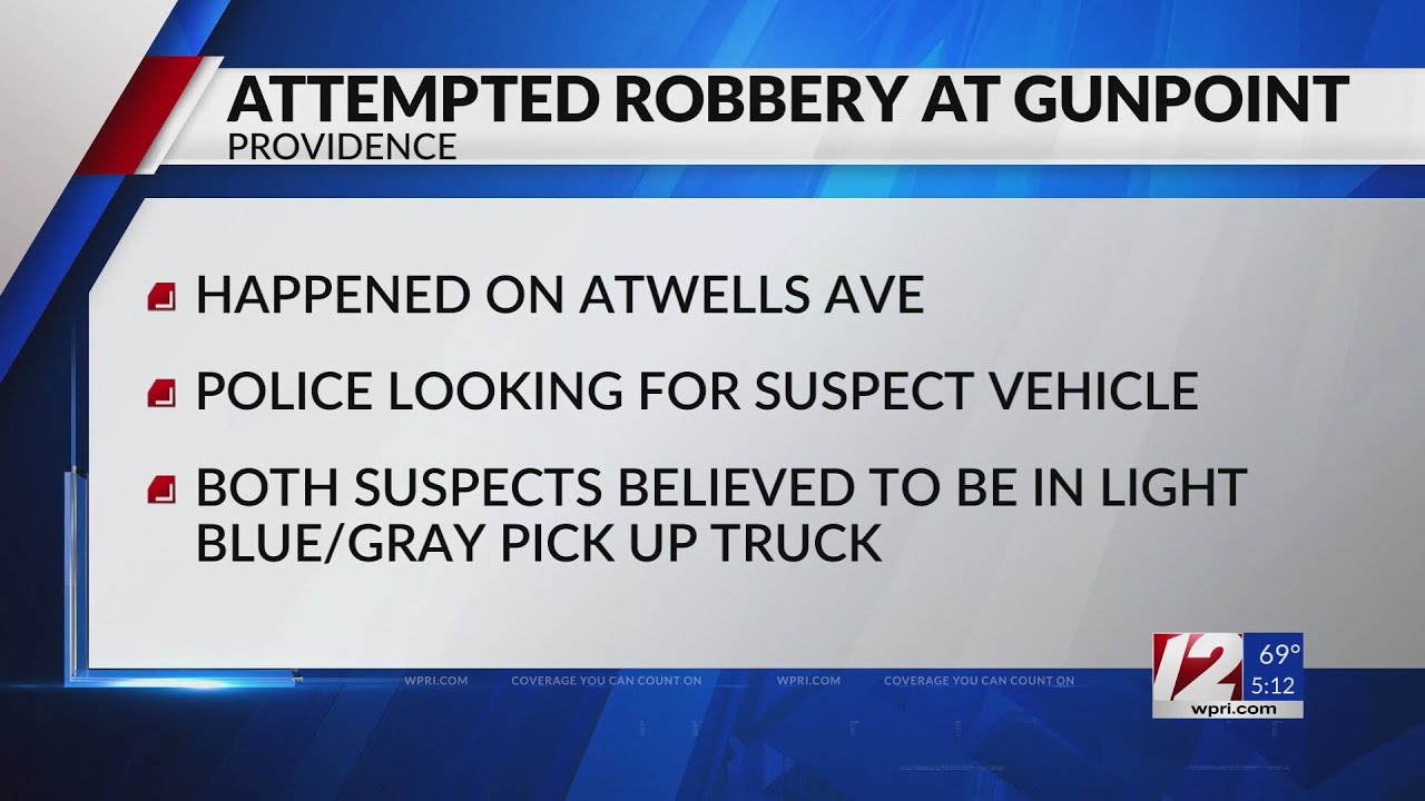 Providence police looking for suspects who fled attempted robbery - YouTube