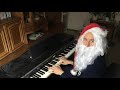 Santa playing christmas songs - Piano Collection