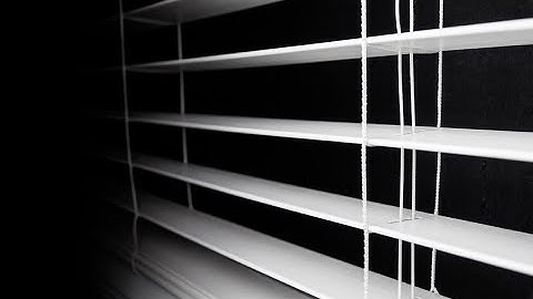 How to Shorten a 2" Faux Wood Blind with Looping Lift Strings