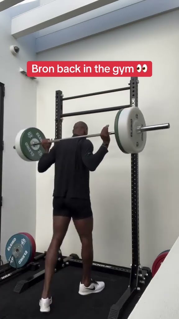LeBron looks ready for the second half of the NBA season ? (via @kingjames/IG)