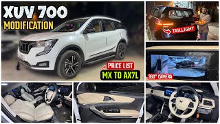 Xuv700 Mx Modified To Ax7L ✅ Xuv 700 Modification ✅ Mahindra xuv 700 Mx Modified With Price 