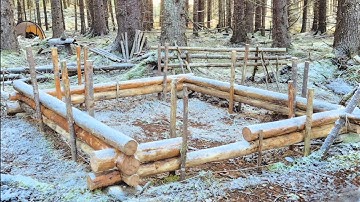 Log Cabin Build - Part 3