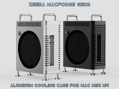 ZEERA MacForge Gen2 M4 MacMini ケース ZEERA MacForge Gen2: CNC Aluminum Stand Mac Pro Case for Mac
