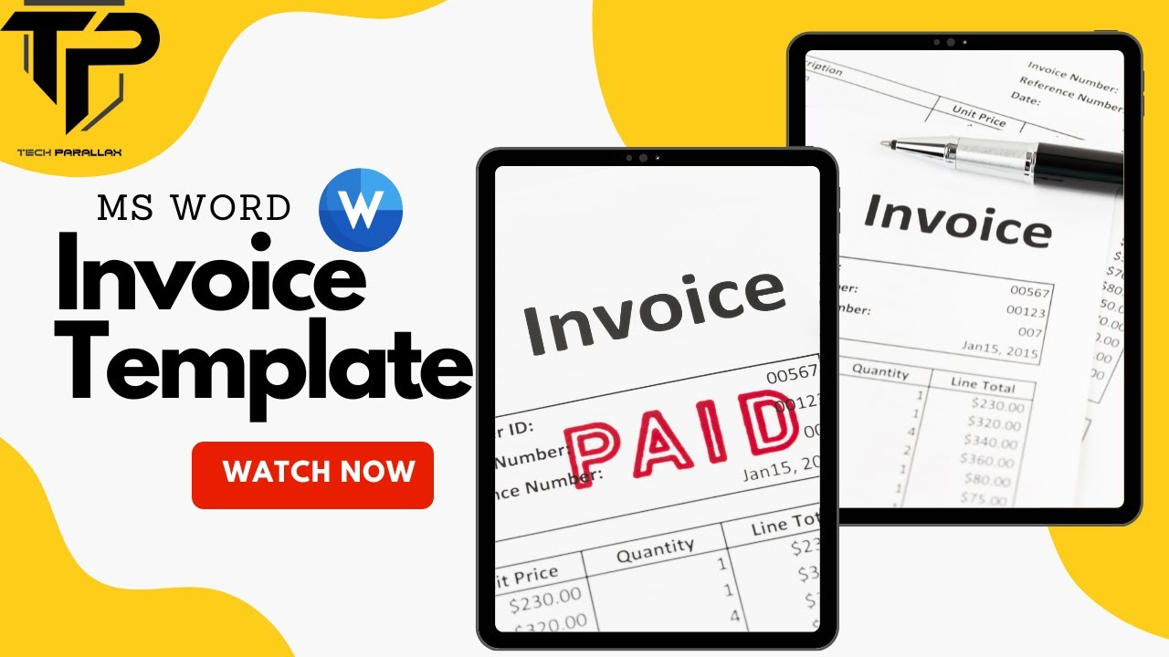 How to Create Professional Invoices in Microsoft Word: A Step-by-Step ...