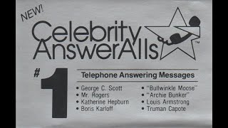 Celebrity AnswerAlls Telephone Answering Messages Volume 1