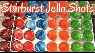 Starburst Jello Shots | DIY STARBURST JELLO SHOTS