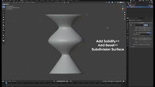 Creating Organic Ceramic Vase in Blender (Bezier Curve Workflow)
