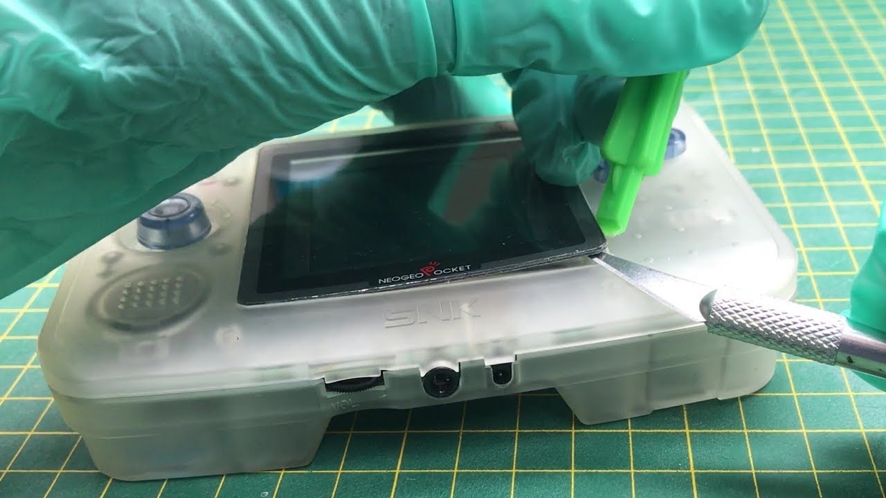 NGPC: Replacement Screen lens for the Neo Geo Pocket Color - YouTube