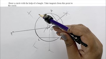 Construction Exercise: Draw a circle with... | NCERT Maths | Class 10 | SnapSolve Solves Doubt