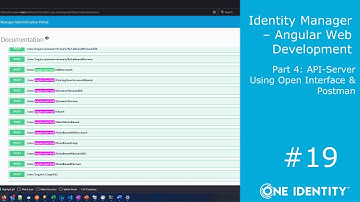 Identity Manager | Angular Web Development #19 | Using Open Interface & Postman