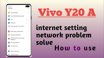 Vivo Y20a , internet setting network problem solve 💯% working trick