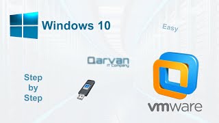 how to install windows 10 on vmware workstation from usb flash drive (easy and step by step)