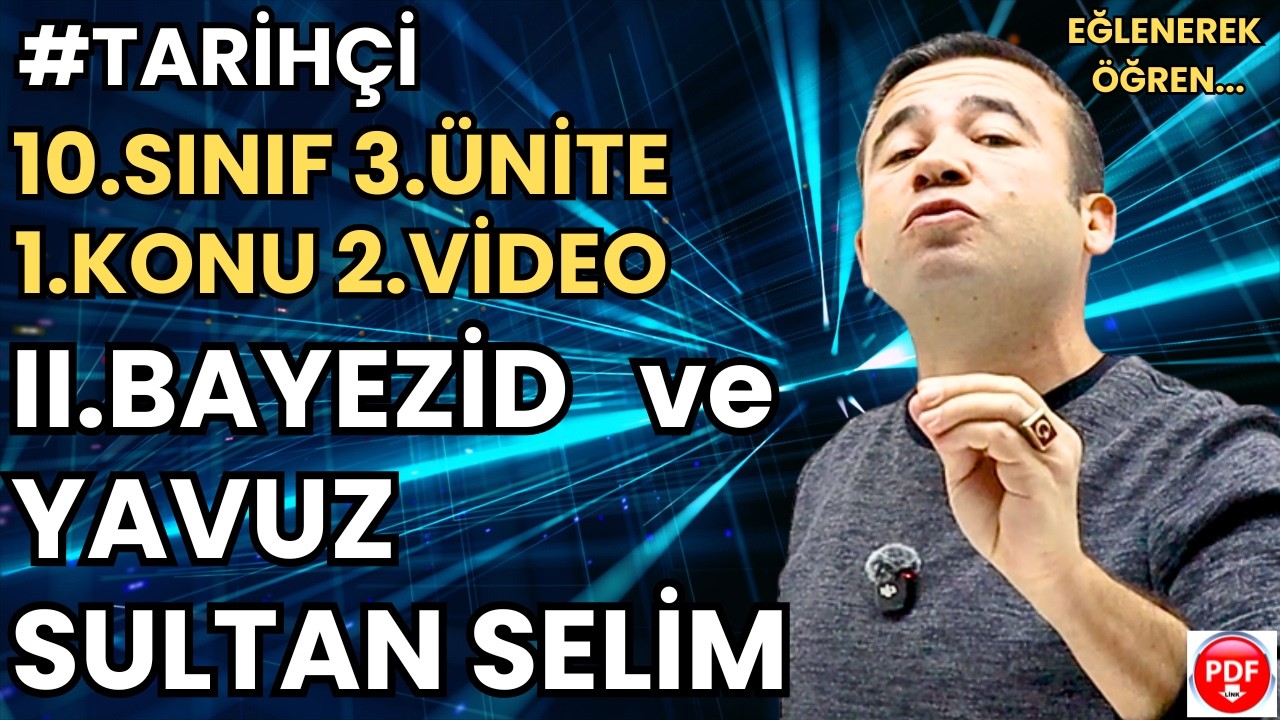 10.Sınıf Tarih 3.Ünite 1.Konu / Osmanlının Cihan Devleti Olması - 2/ Maarif Modeli