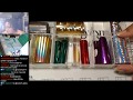 Holo Nail Foil Strips For My Birthday | Extended Nail Art Tutorial [Streamed 7/14/18]