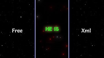 He Is Back New Attitude Status Video Xml File 🖤 Alight Motion Presets Xml 💖#xml | Sabbir Gaming Yt