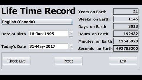 How to Calculate Number of Days Lived on Earth in Java NetBeans - Full Tutorial