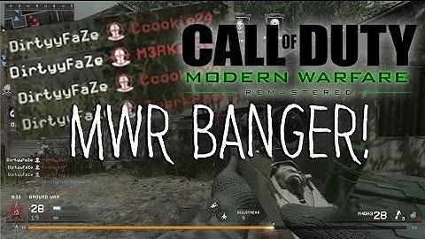 Crazy Modern Warfare Remastered Quad Headshot Feed!