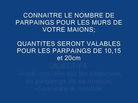 Vidéo: Comment calculez-vous les parpaings ?