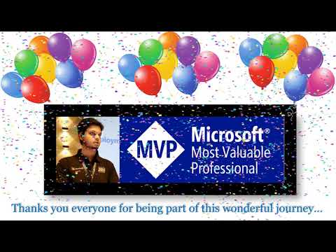 Awarded Microsoft Most Valuable Professional (MVP) Award