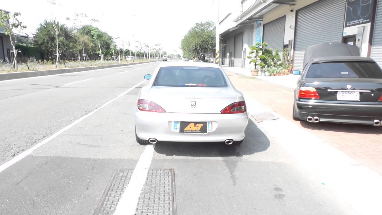 artemisa 台南 亞锝排氣館 PEUGEOT 406 COUPE改單桶左右單出尾飾