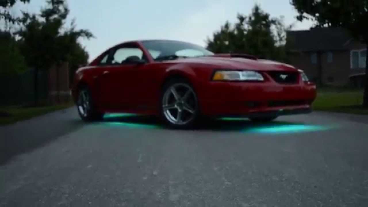 Mustang Gt underglow lights YouTube