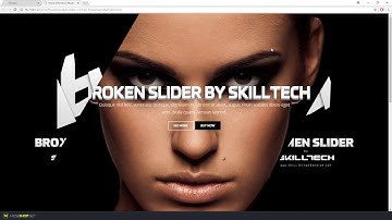 Broken Slider Adobe Muse Widget by MuseShop.net