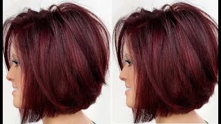 Perfect Short Layered Bob Haircut Tutorial | Best short hair cutting techniques