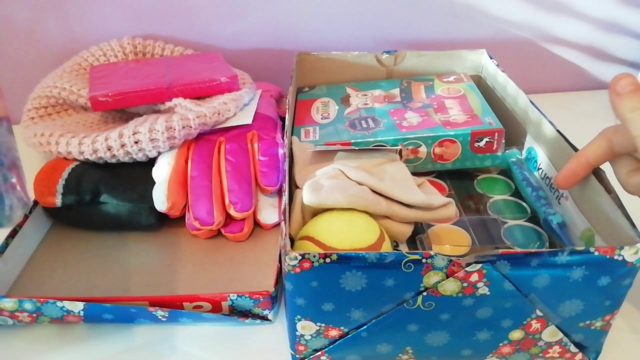 Mädchen 5 bis 9 |Weihnachten im Schuhkarton |Karton insperation