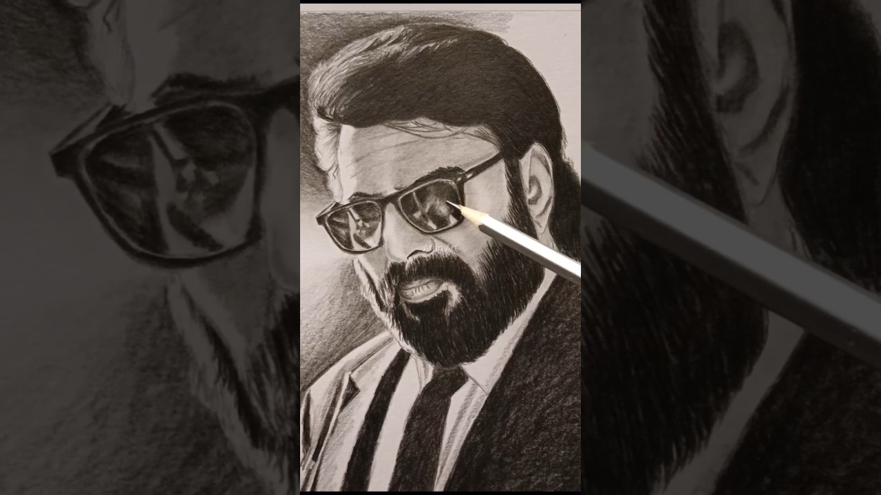 Bazooka Movie Mammotty Drawing 