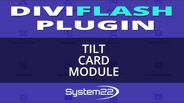 DiviFlash Plugin Tilt Card Module 👈