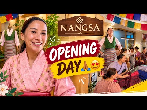 My store opening day “NANGSA” Tibetan vlogger 