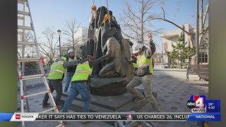 Salt Lake Temple renovation update: Scaffolding finally coming down, new statue installed